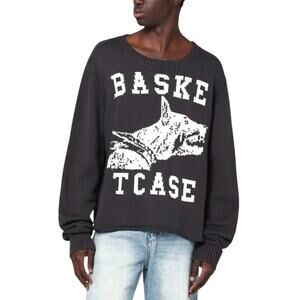 Basket Case Raw College Knit Box Cut Sweater - XL
